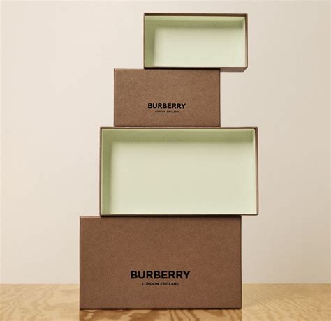 Burberry packaging trademark